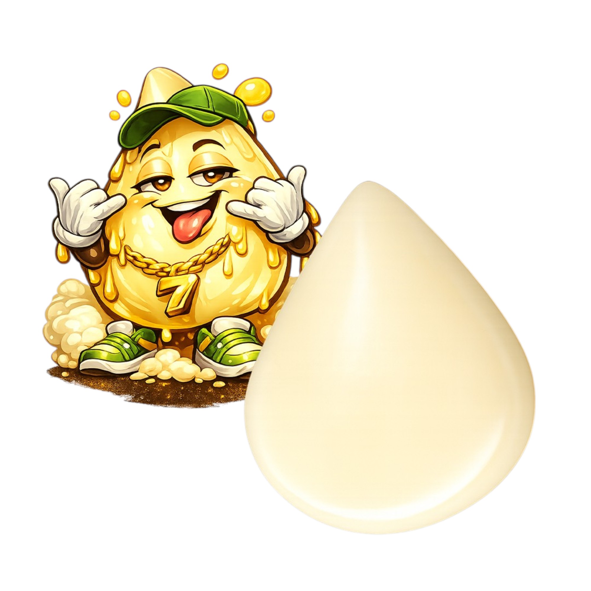 S7 Photos - Butter Cream (Logo + White) SOLVENT7ESS Butter Cream | 2g Premium Solventless Concentrate - Image 1