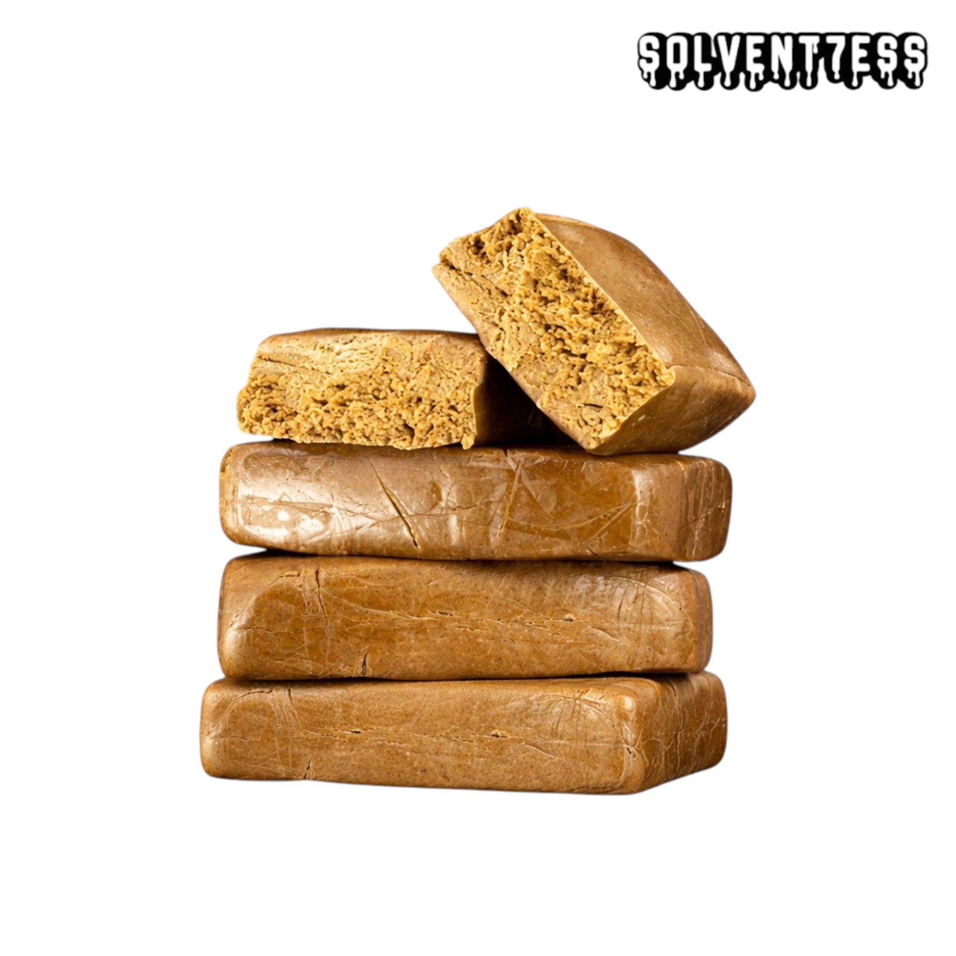 S7 Photos - Static Sift Hash (Logo + White) SOLVENT7ESS Static Sift Hash | 1g Premium Solventless Hash - Image 1